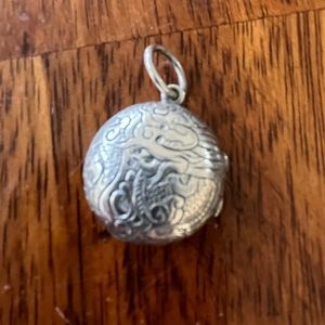 Silpada Dragon Locket Keepsake Pendant